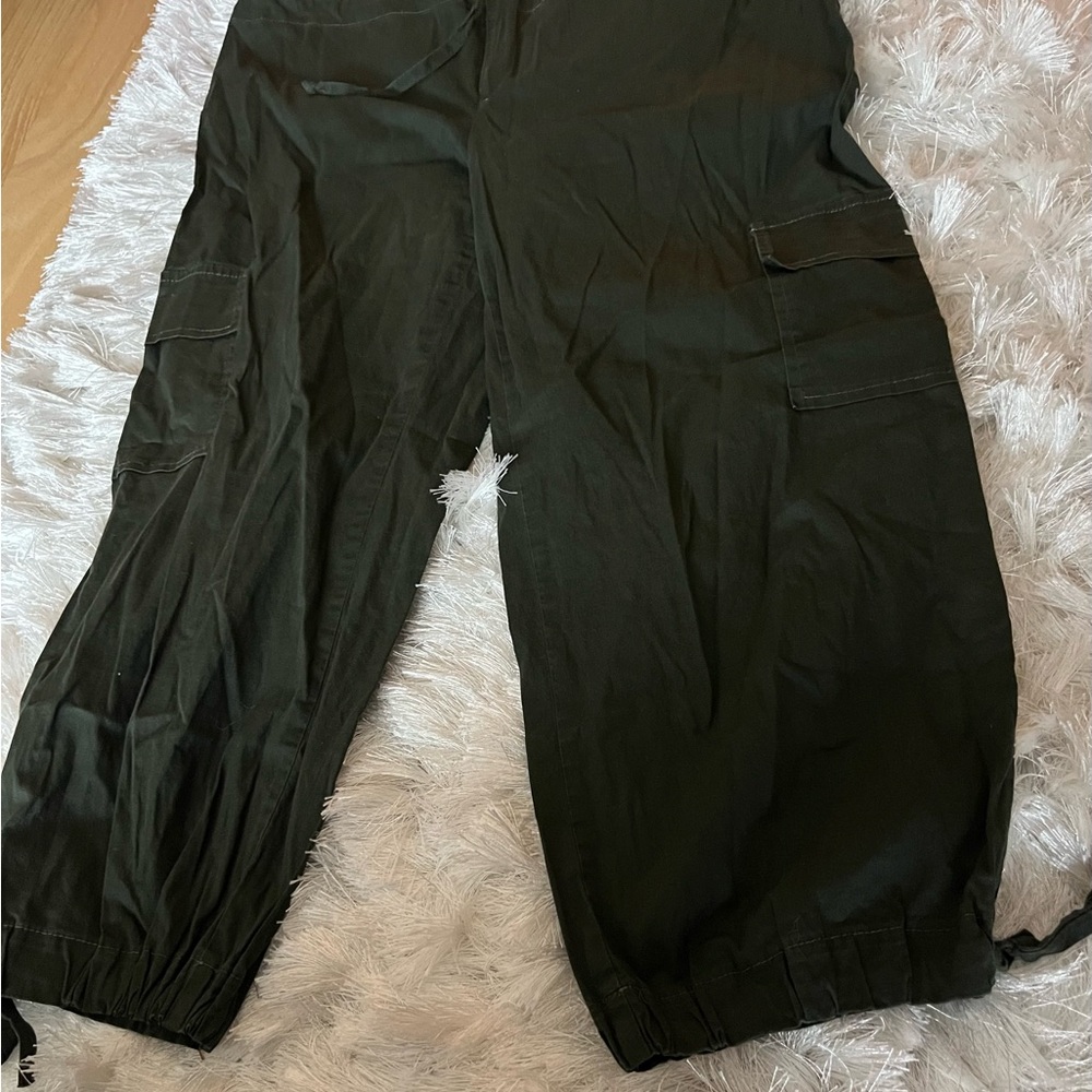Spring Street Dark Olive Green Cargo Pants